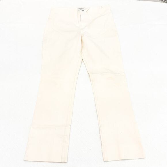 MM La Fleur Cream Straight Leg Denim Jeans Pull On Size 10 - Picture 2 of 9